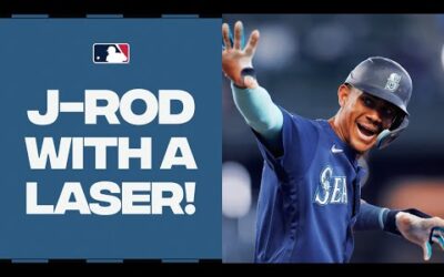 The J-Rod Show takes its act to day time baseball with an ABSOLUTE LASER of a homer!