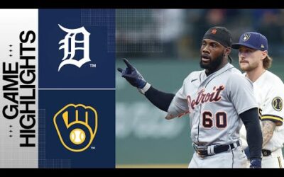 Tigers vs. Brewers Game Highlights (4/26/23) | MLB Highlights