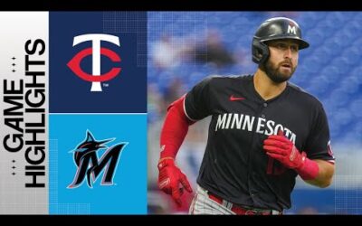 Twins vs. Marlins Game Highlights (4/3/23) | MLB Highlights