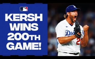 Vintage Kershaw! Clayton throws a GEM to win 200th career game!