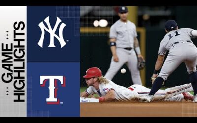 Yankees vs. Rangers Game Highlights (4/29/23) | MLB Highlights