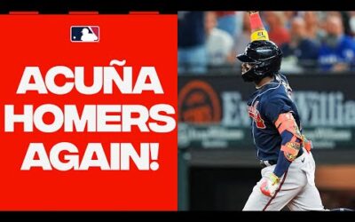 4 straight games with a homer! Ronald Acuña Jr. is HIM!