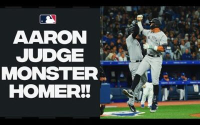 Aaron Judge’s SECOND home run of the day was a NUKE!