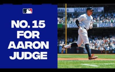 Another one! Aaron Judge blasts his 15th homer of the season!