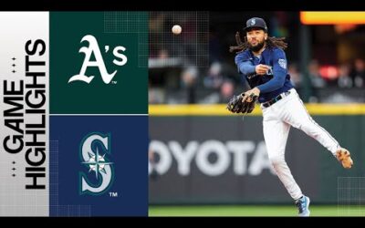 A’s vs. Mariners Game Highlights (5/22/23) | MLB Highlights