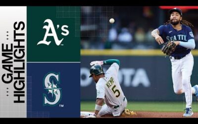 A’s vs. Mariners Game Highlights (5/24/23) | MLB Highlights