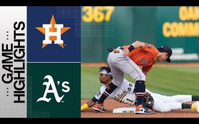 Astros vs. A’s Game Highlights (5/26/23) | MLB Highlights