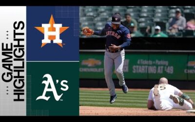 Astros vs. A’s Game Highlights (5/27/23) | MLB Highlights