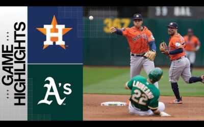 Astros vs. A’s Game Highlights (5/28/23) | MLB Highlights