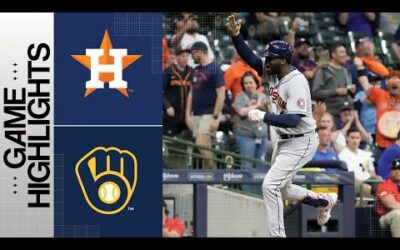 Astros vs. Brewers Game Highlights (5/22/23) | MLB Highlights