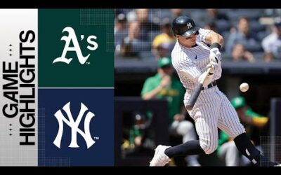 Athletics vs. Yankees Game Highlights (5/10/23) | MLB Highlights