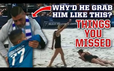 Beach volleyball needs parity and guy manhandles kid to celebrate | Things You Missed