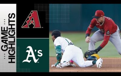 D-backs vs. A’s Game Highlights (5/16/23) | MLB Highlights