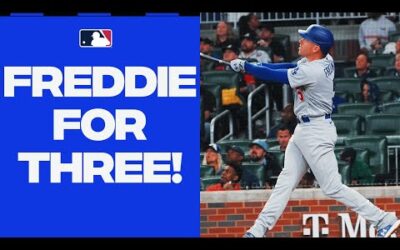 Freddie Three-man! Freddie Freeman gives the Dodgers the lead in Atlanta!