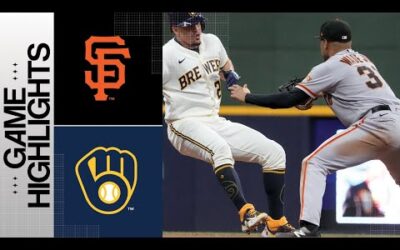 Giants vs. Brewers Game Highlights (5/25/23) | MLB Highlights