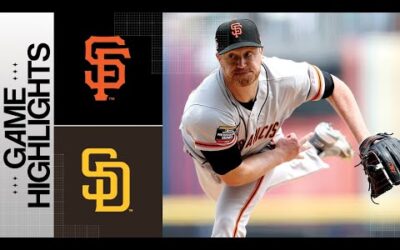 Giants vs. Padres Game Highlights (4/30/23) | MLB Highlights