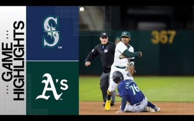 Mariners vs. A’s Game Highlights (5/3/23) | MLB Highlights