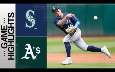 Mariners vs. A’s Game Highlights (5/4/23) | MLB Highlights