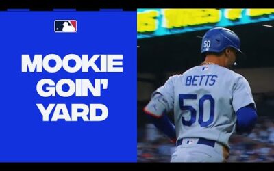 Mookie Mash! Mookie Betts gets the Dodgers on the board with a laser home run!