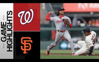 Nationals vs. Giants Game Highlights (5/8/23) | MLB Highlights