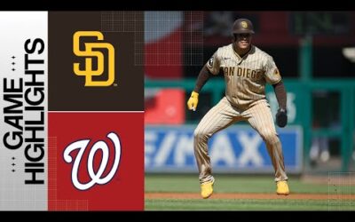 Padres vs. Nationals Game Highlights (5/25/23) | MLB Highlights