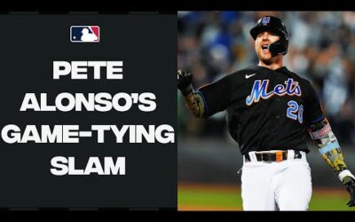 Pete Alonso’s GIGANTIC game-tying GRAND SLAM!