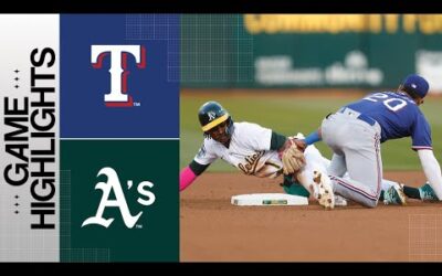 Rangers vs. A’s Game Highlights (5/11/23) | MLB Highlights