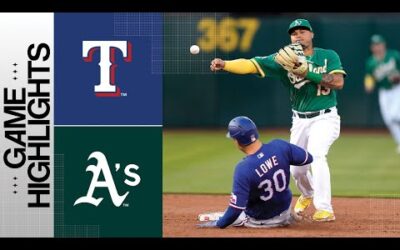 Rangers vs. A’s Game Highlights (5/12/23) | MLB Highlights