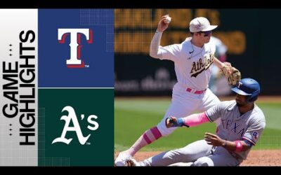 Rangers vs. A’s Game Highlights (5/14/23) | MLB Highlights