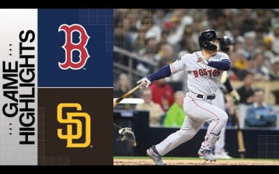 Red Sox vs. Padres Game Highlights (5/20/23) | MLB Highlights