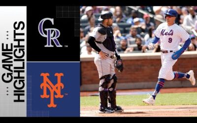 Rockies vs. Mets Game Highlights (5/7/23) | MLB Highlights