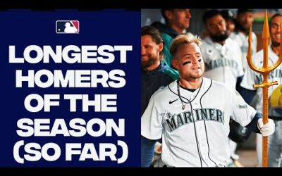 The LONGEST home runs of the season so far! (Stanton, Kelenic, Riley, and more!)