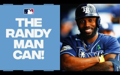 The Randy Man can do it all!!!! Arozarena is having a MONSTER year leading the first place Rays!!