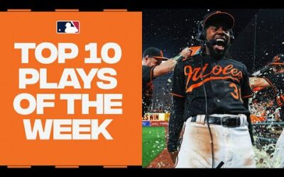 Top 10 plays of the week! (Feat. Diaz 3 homers, a home run robbery, a cycle and MORE!)