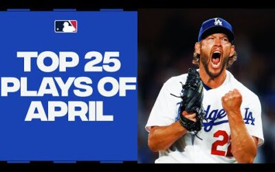 Top 25 Plays of the Month! (Renfroe’s RIDICULOUS catch, Arraez’s cycle, Kershaw’s 200th win & MORE!)