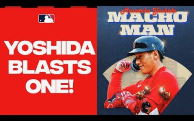 447 FEET!! Masataka Yoshida LAUNCHES a huge homer!