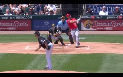 461 feet!! Mike Trout absolutely ANNIHILATES this baseball!