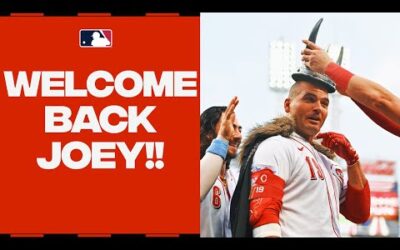 A welcome back BLAST! Joey Votto returns to Cincinnati and goes yard!