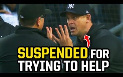 Aaron Boone gets suspended for spitting in umpire’s face, a breakdown