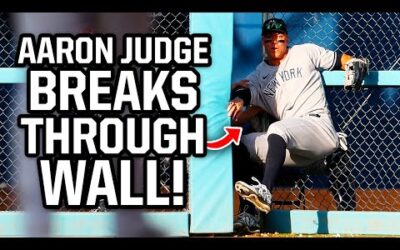 Aaron Judge breaks the wall while making a great catch, a breakdown