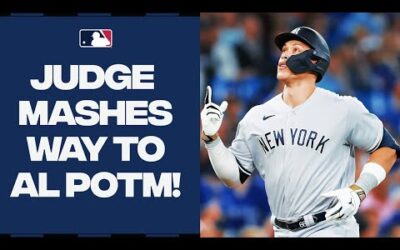 Aaron Judge CRUSHES 12 HR in May! Named AL Player Of Month!