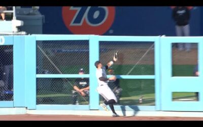 Aaron Judge literally runs through a wall!