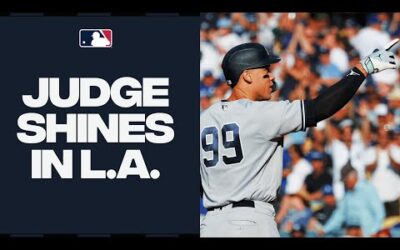 Aaron Judge SHINES in L.A. with his 19th homer!