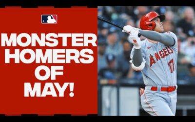 ABSOLUTELY CRUSHED! The longest home runs of May!! (Feat. Shohei Ohtani, Aaron Judge and MORE!)