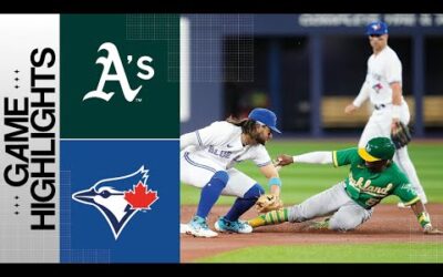 A’s vs. Blue Jays Game Highlights (6/23/23) | MLB Highlights