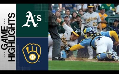 A’s vs. Brewers Game Highlights (6/09/23) | MLB Highlights