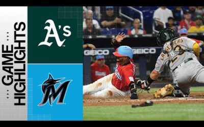 A’s vs. Marlins Game Highlights (6/3/23) | MLB Highlights