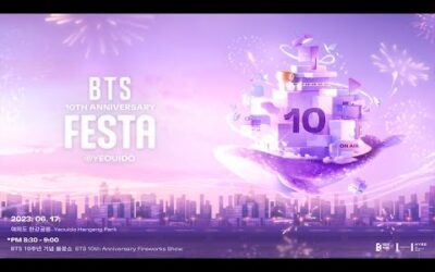 BTS 10th Anniversary Fireworks Show Live