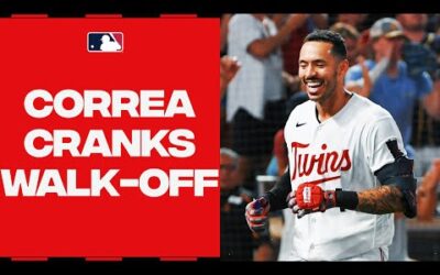 Carlos Correa is CLUTCH! HUGE walk-off homer for Twins!