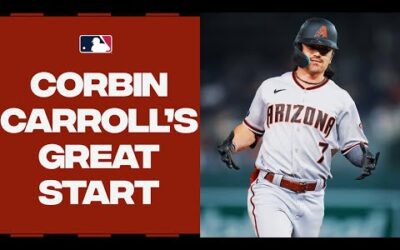 Corbin Carroll is having a MONSTER season!! Is he the leader for NL Rookie of the Year?!